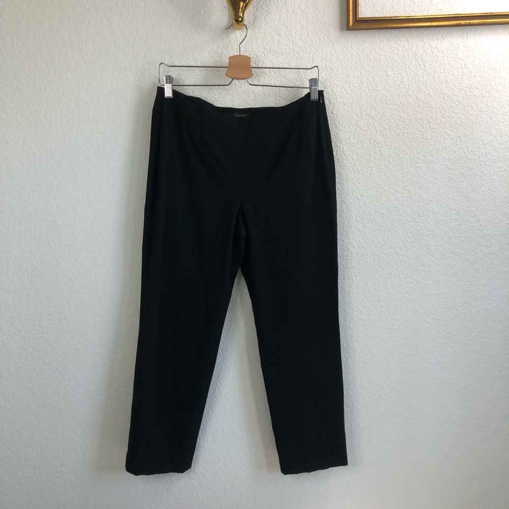 Talbots Flat Front Seam Center Cropped Skinny Trousers